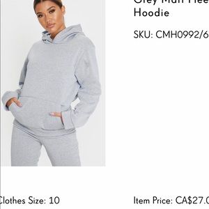 prettylittlething jogger set